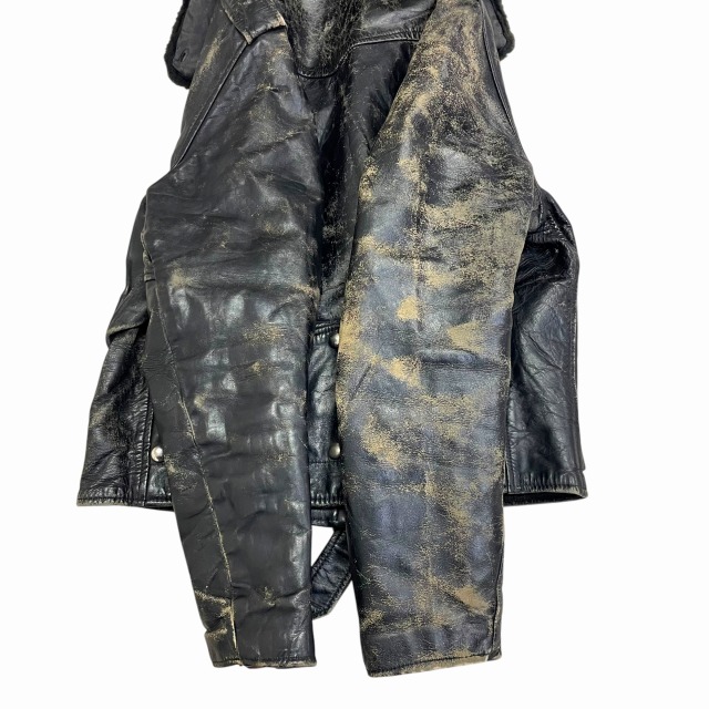SEARS LEATHER RIDERS JACKET 70S 「Dポケット、サイズ38」｜SAFARI