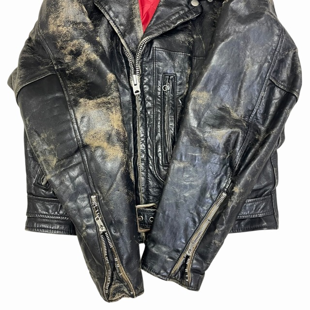 SEARS LEATHER RIDERS JACKET 70S 「Dポケット、サイズ38」｜SAFARI