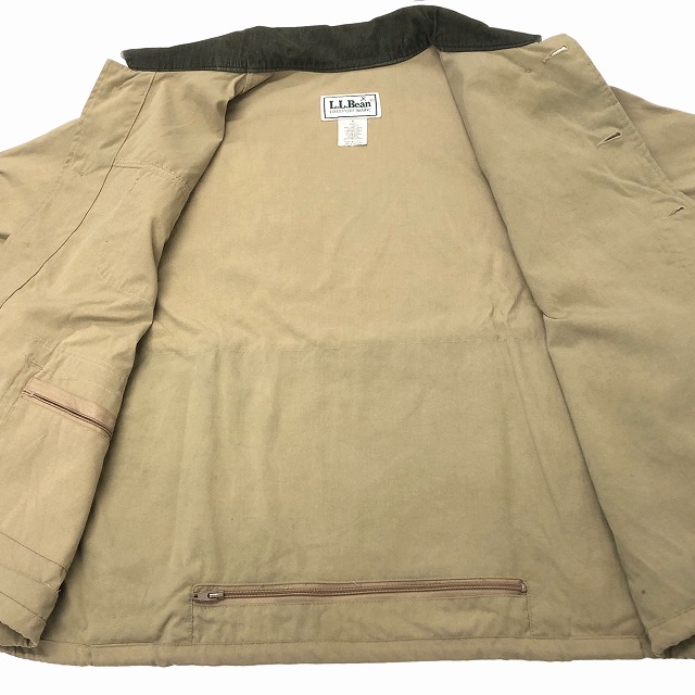 LL BEAN FISHING JACKET 80S 「ハーフムーンポケット、XL」｜SAFARI 