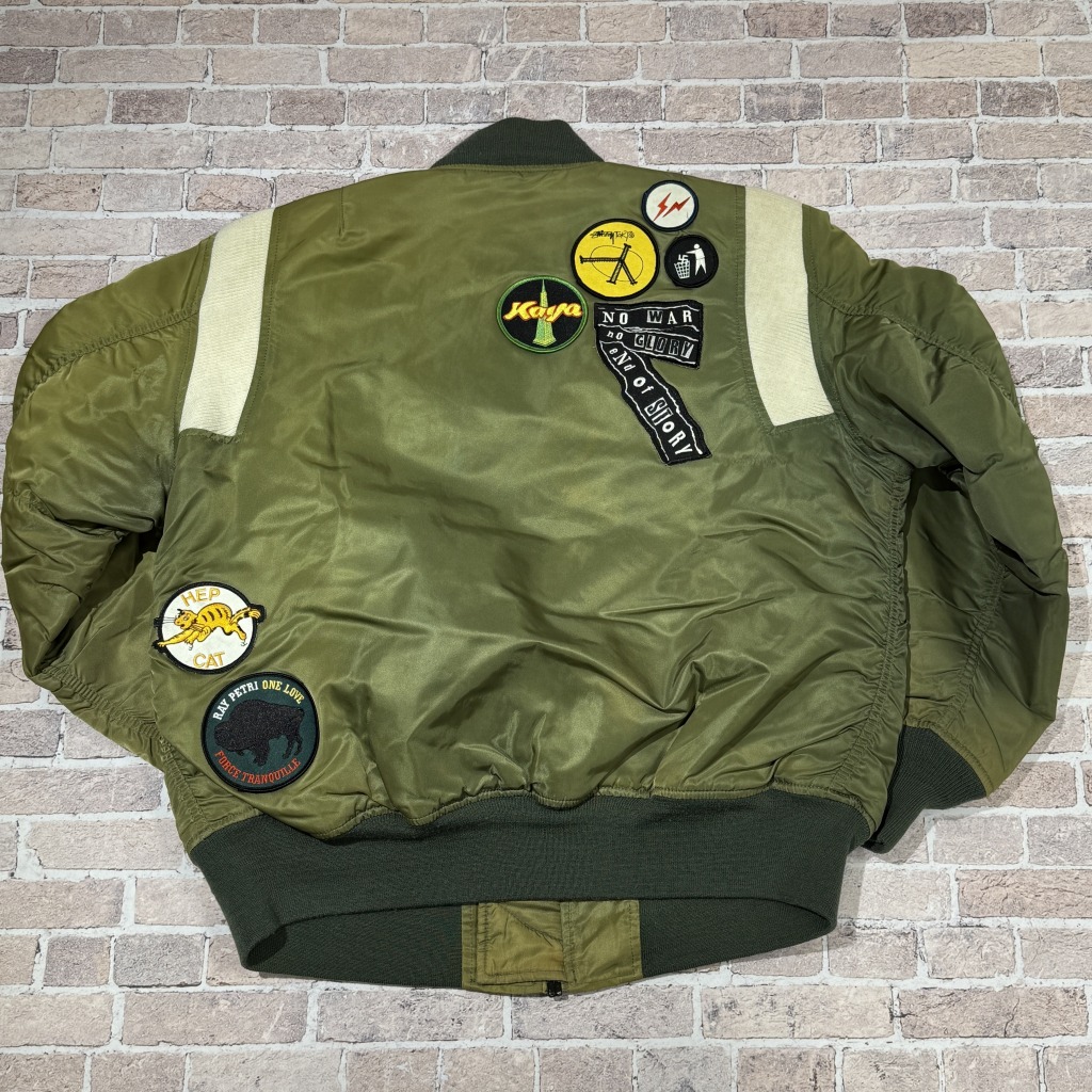 STUSSY×ALPHA×FRAGMENT MA-1 JACKET 「サイズL」｜SAFARI サファリ