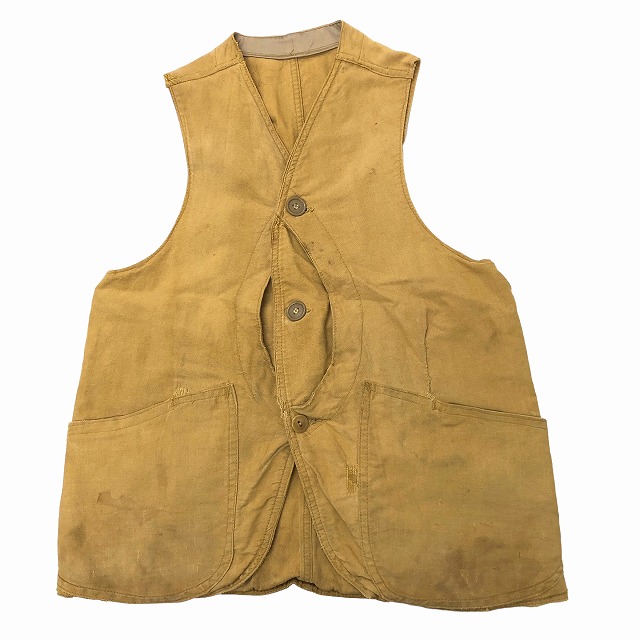 1940'S VINTAGE HUNTING VEST 「ハーフムーンポケット」｜SAFARI ...