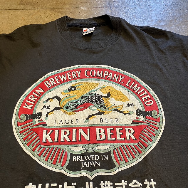 KIRIN BEER S/S TEE ~1980'S OLD XL｜SAFARI サファリ｜高円寺 吉祥寺