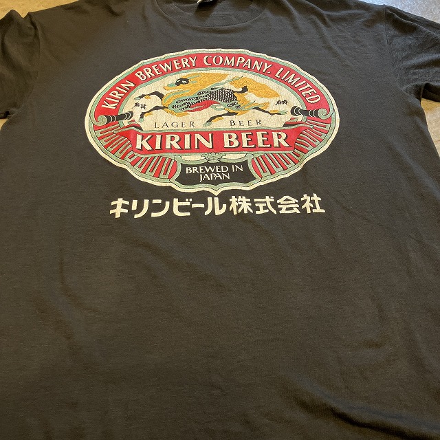 KIRIN BEER S/S TEE ~1980'S OLD XL｜SAFARI サファリ｜高円寺 吉祥寺