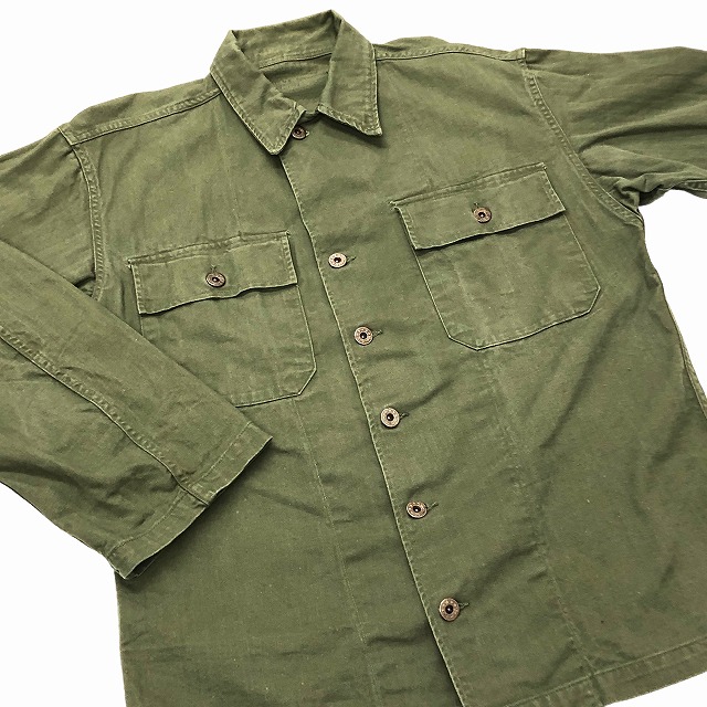 US NAVY HBT UTILITY JACKET 40S 「月桂樹ボタン、S」｜SAFARI