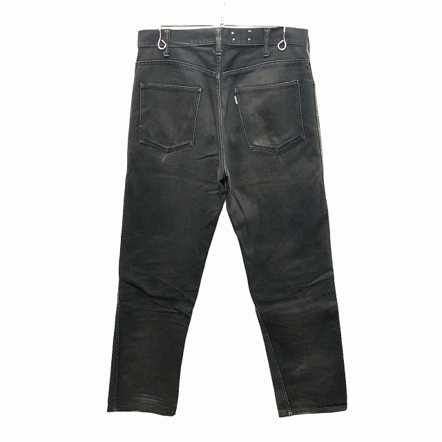 LEVI'S 518 BIG E COTTON PANT 「希少 黒カツラギ、状態難あり