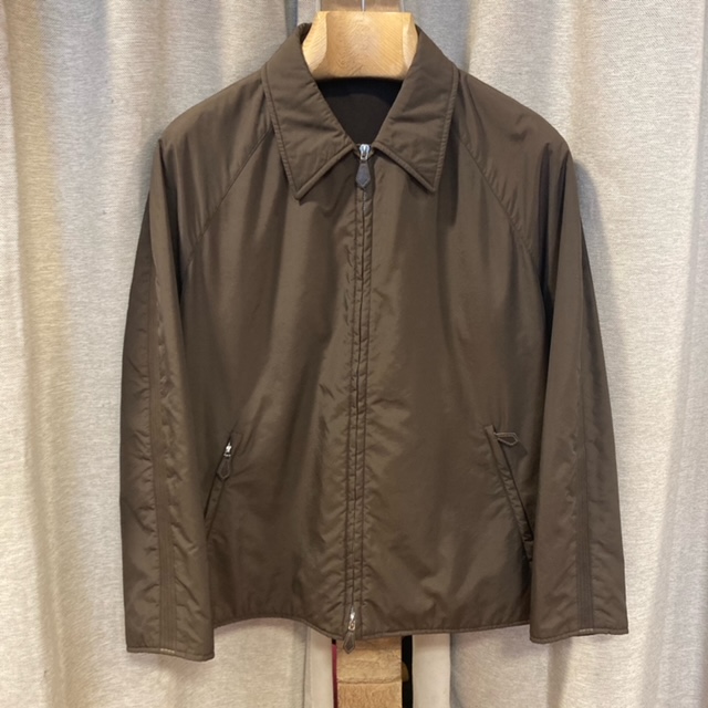 HERMES NYLON ZIP BLOUSON 52 