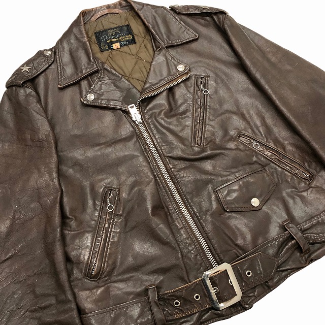 SCHOTT RAIDERS JACKET 70S 「ワンスター、ブラウン、サボテンタグ、42」｜SAFARI サファリ｜高円寺 吉祥寺  VINTAGE、IMPORTBRANDの買取・委託販売専門ショップ