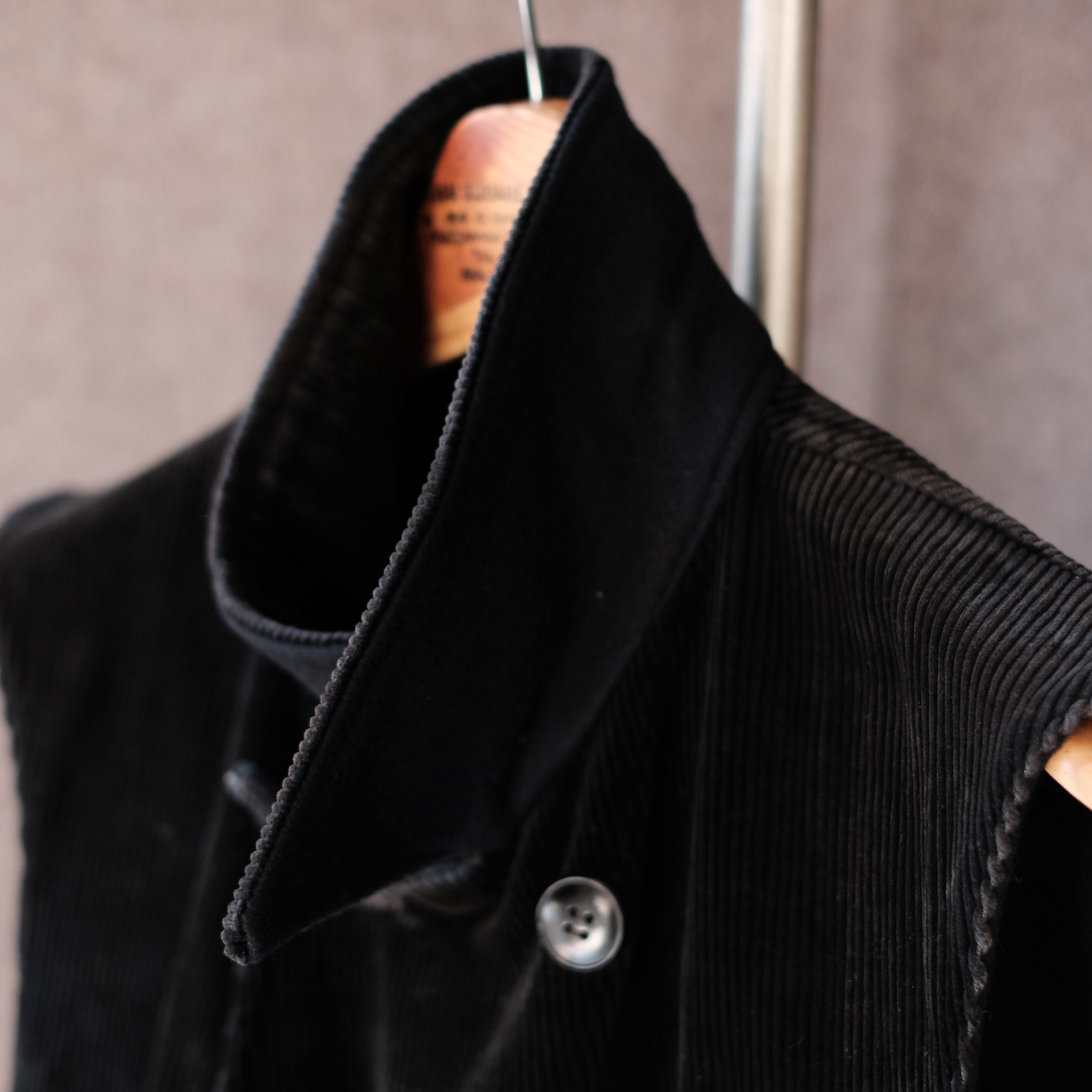 50s FRENCH VINTAGE DOUBLE BREASTED CORDUROY VEST｜SAFARI サファリ