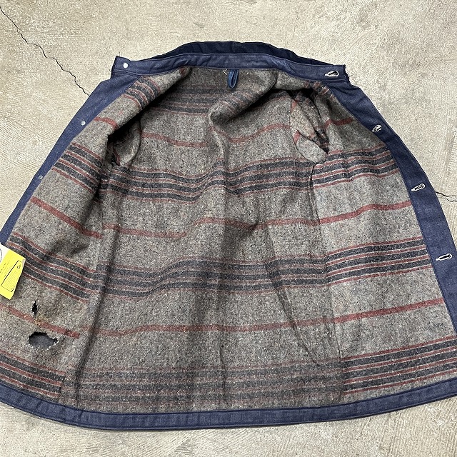 デットストック(フェード加工)☆Lサイズ【RUFF HEWN/ラフヒューン】当時物/ビンテージ/スイングトップ/ブルゾン/ドリズラー/綿100%/水色☆  - Lサイズ