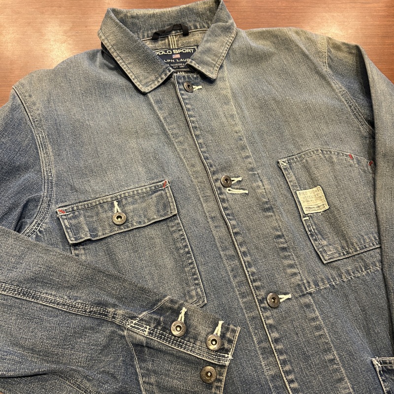POLO SPORT DENIM COVERALL 1990'S OLD｜SAFARI サファリ｜高円寺