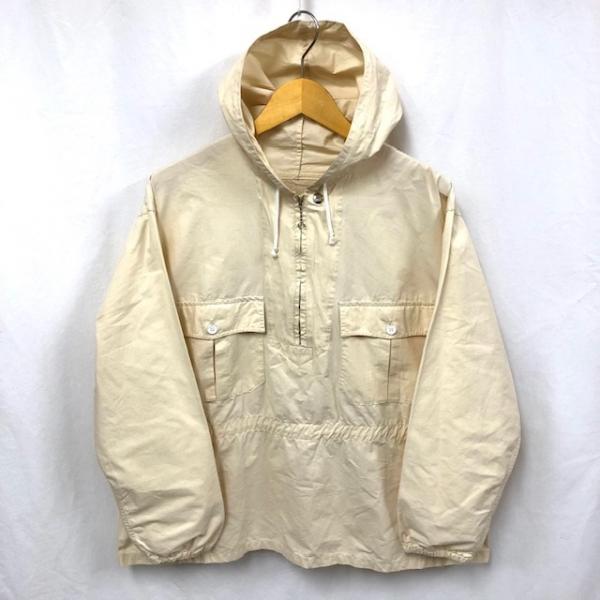 1940'S VINTAGE COTTON ANORAK 「生成、TALONコの字ジッパー」｜SAFARI