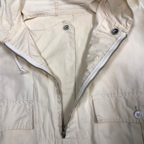 1940'S VINTAGE COTTON ANORAK 「生成、TALONコの字ジッパー」｜SAFARI