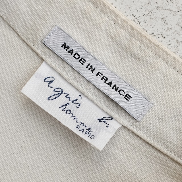 90s agnes b. MADE IN FRANCE STAND COLLAR JACKET｜SAFARI サファリ 