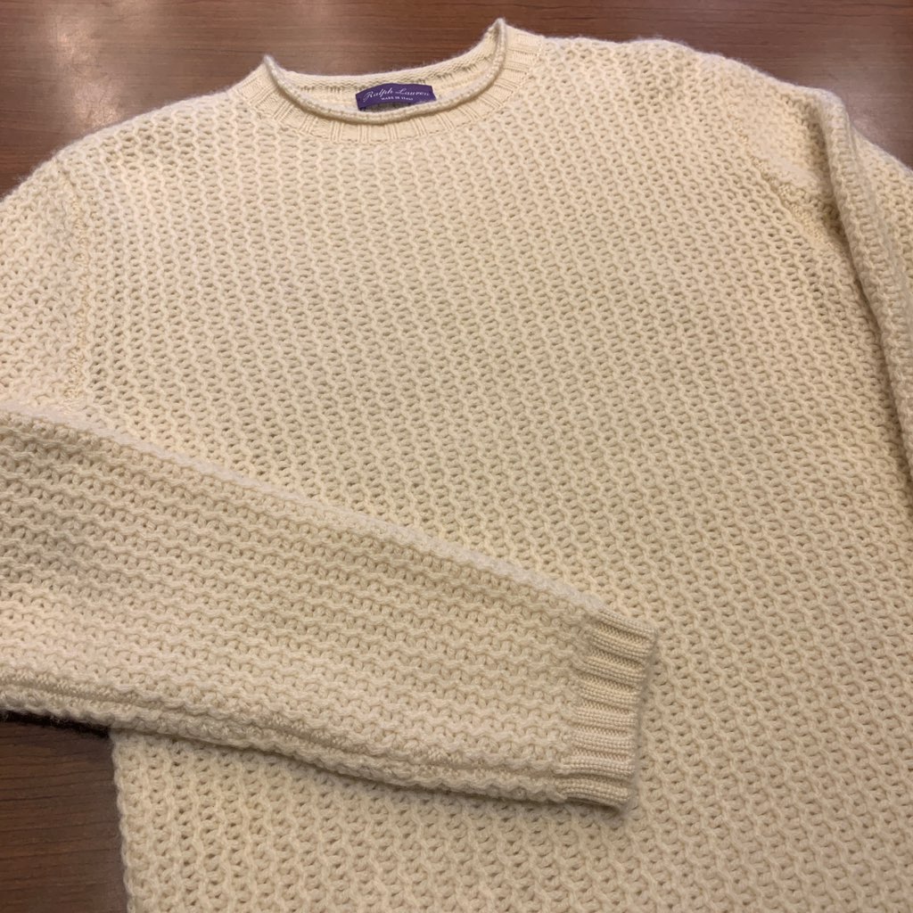 RALPH LAUREN PURPLE LABEL CASHMERE SWEATER ITALY製｜SAFARI