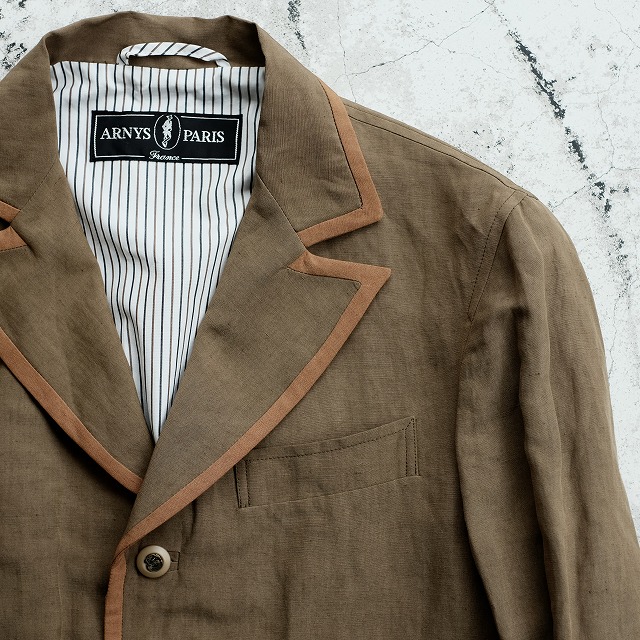 ARNYS LINEN/SILK JACKET｜SAFARI サファリ｜高円寺 吉祥寺 VINTAGE