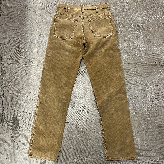 LEVI'S 518 BIGE CORDS PANT 70'S 「ボタン裏刻印3 グッドカラー ...