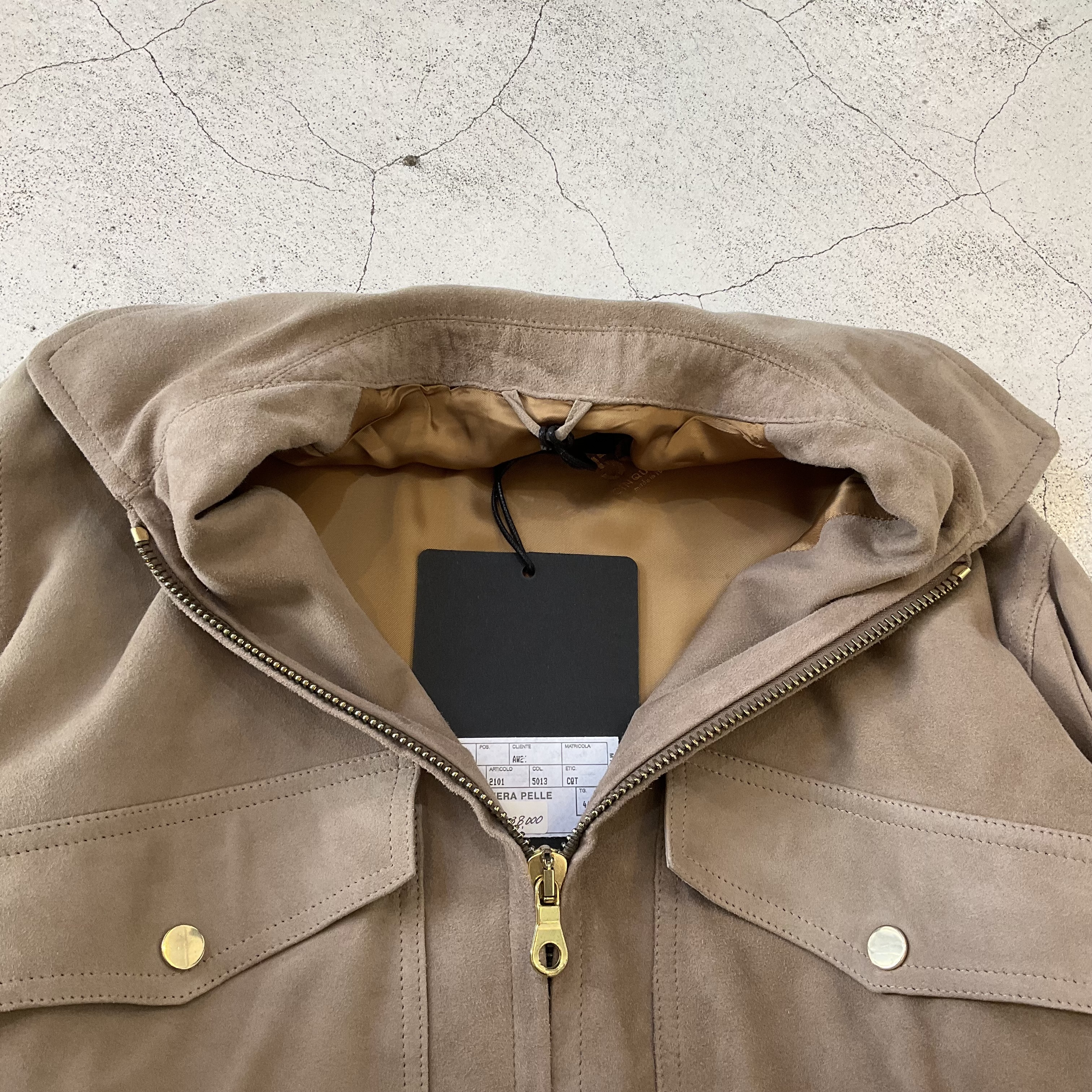 NEW】CINQUANTA SUEDE JACKET L523 46｜SAFARI サファリ｜高円寺