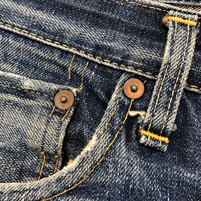 LEVI'S 501XX 50S 「レザーパッチ、ヒゲ、ハチノス、実寸W30 L27 