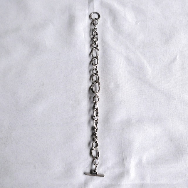 80s FRENCH VINTAGE SILVER 925 CHAIN BRACELET｜SAFARI