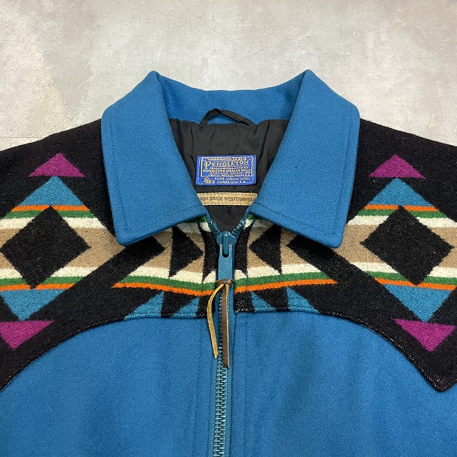 PENDLETON WOOL JACKET 70S 「ネイティブ柄、ウエスタンヨーク」｜SAFARI サファリ｜高円寺 吉祥寺  VINTAGE、IMPORTBRANDの買取・委託販売専門ショップ