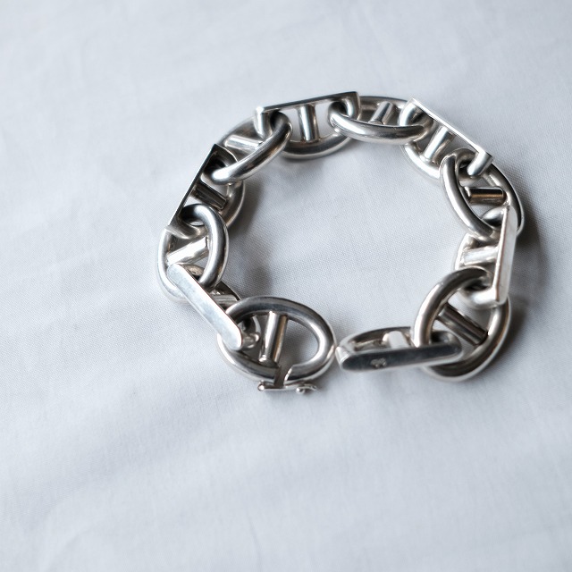 SPECIAL！60s FRENCH VINTAGE ANCHOR SILVER800 BRACELET