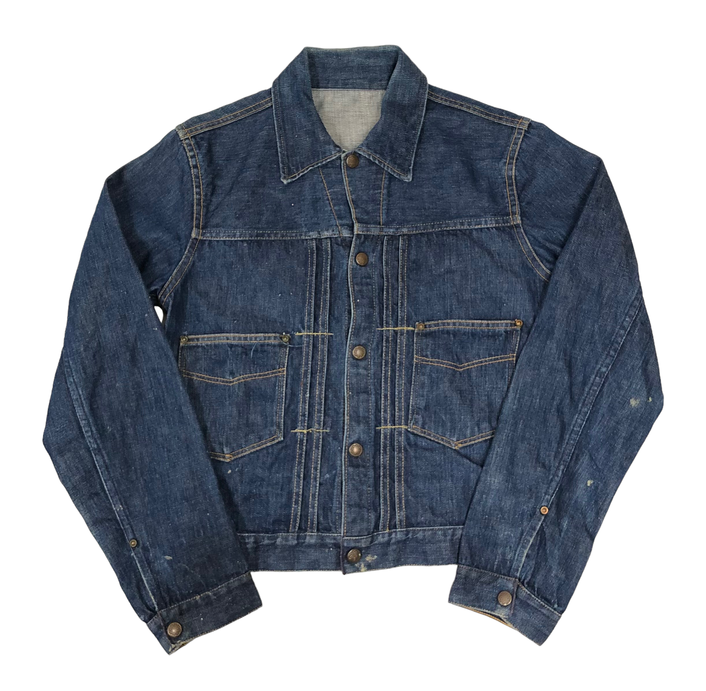 RRL damaged denim jacket 1st Lee cowboy-eastgate.mk