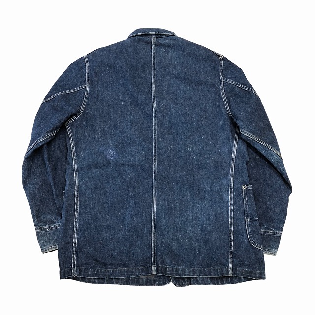 LEE 91-J DENIM COVERALL 40S 「斜体eハウスマーク、ロングLデカボタン 