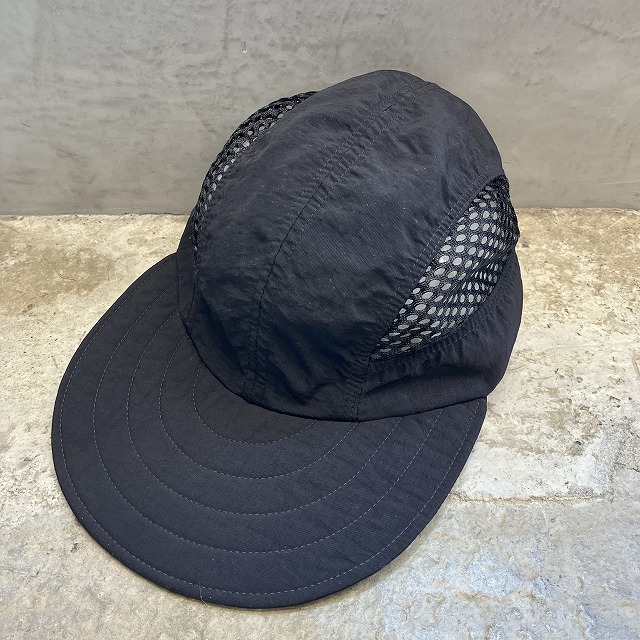 PLLLLLLEEEASSE SUPPLEX NYLON SIDE MESH LONG BILL CAP BLACK USA ...