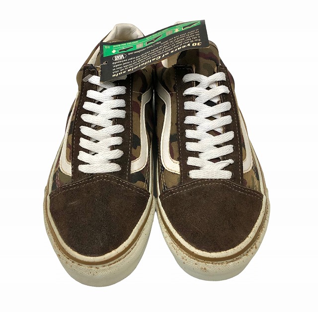 VANS OLD SKOOL 90'S 「デッドストック、USA製、カモ柄、8