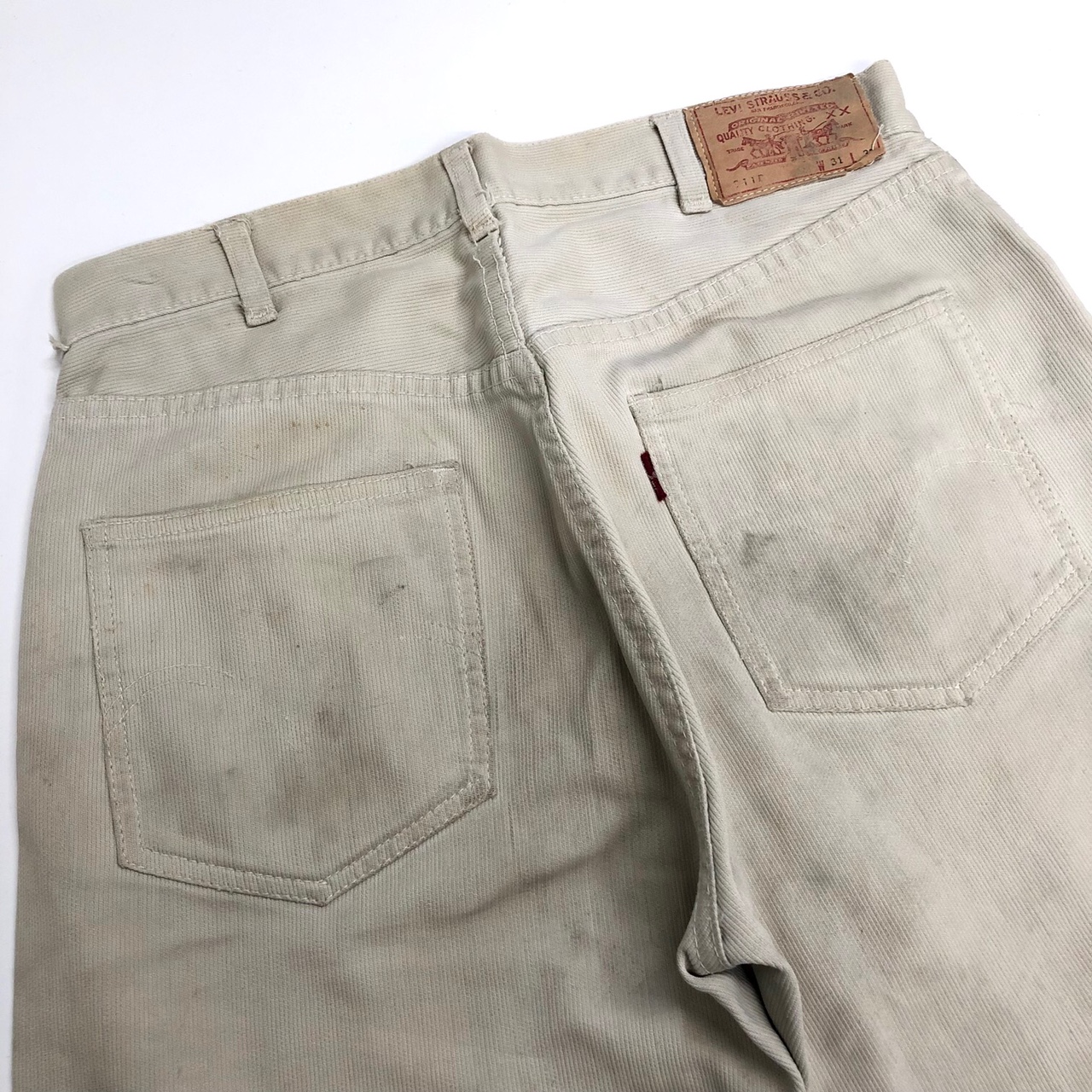 LEVI'S BIGE 911B PIQUE PANT 60S 「実寸W30 L28」｜SAFARI サファリ