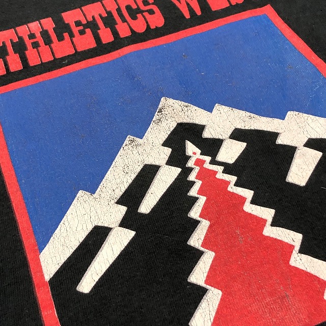 NIKE L/S TEE 80S 「紺タグ、ブラック、ATHLETICS WEST