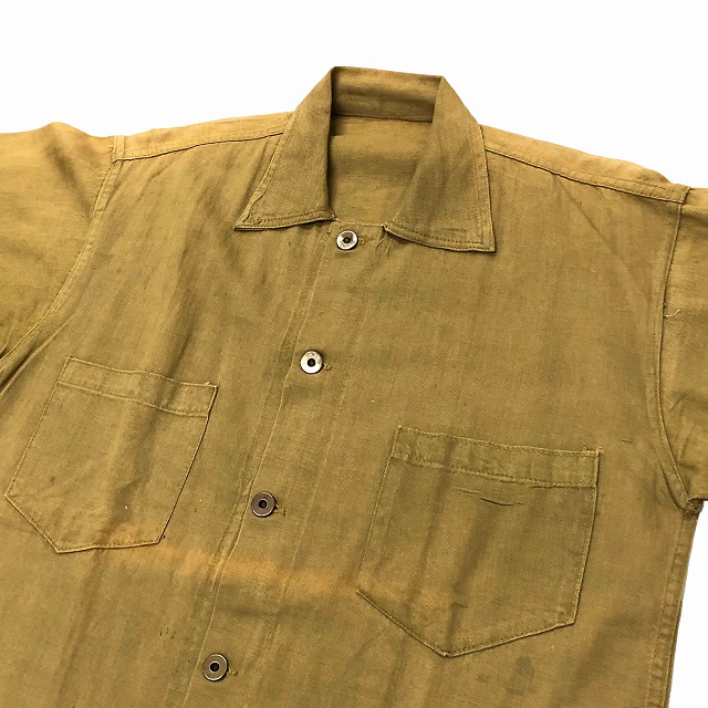 US ARMY UTILITY SHIRT 10S WWⅠ｜SAFARI サファリ｜高円寺