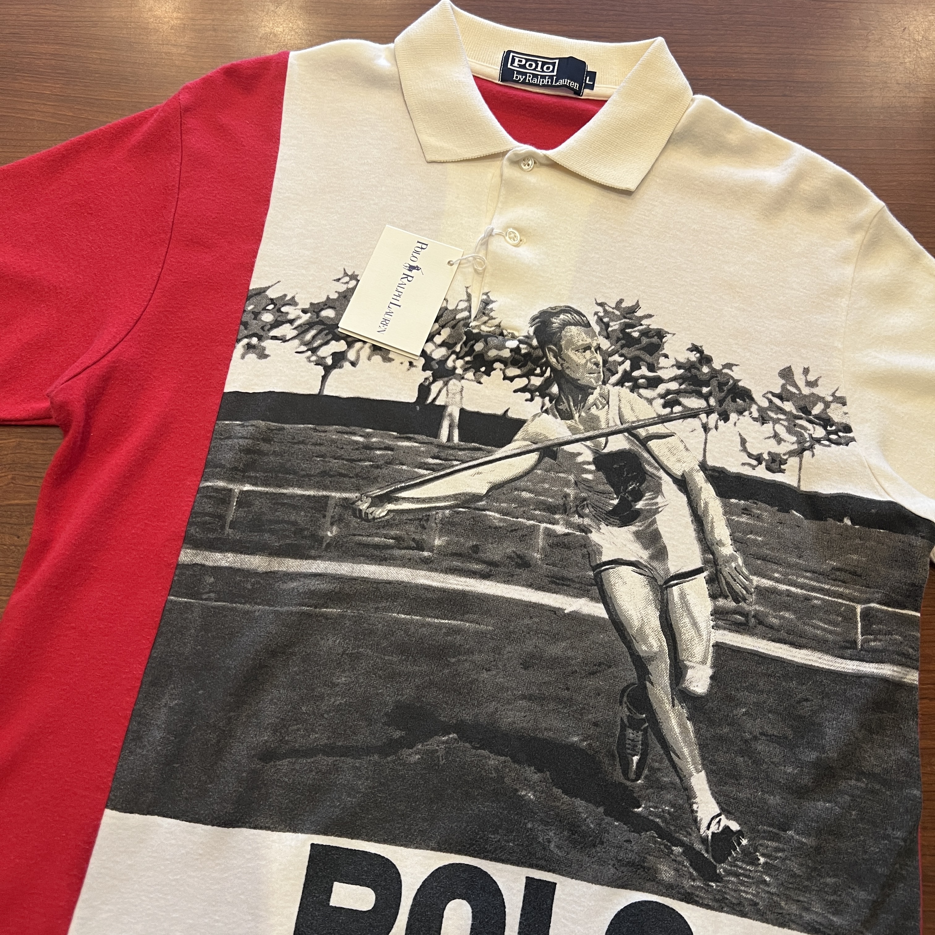 オリジナルpoloラルフローレンstadium1992槍投げポロシャツ93 メンズ