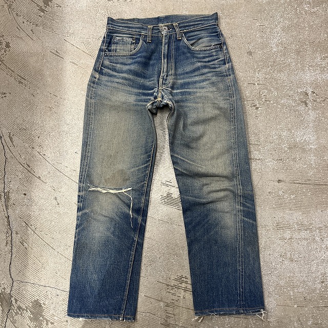 LEVI'S 501ZXX 1960'S VINTAGE 「DAMAGE & REPAIR 、ヒゲ 、実寸