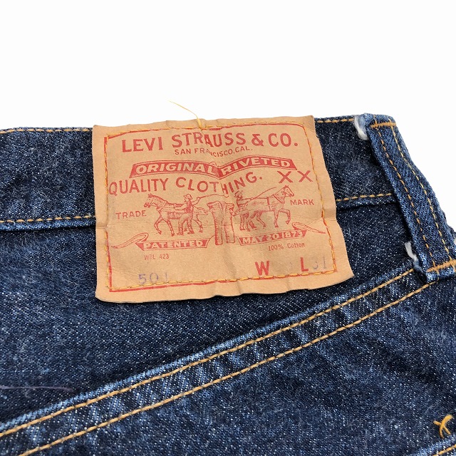 LEVI'S 501 BIG E 「濃紺、ゴールデンサイズ、実寸W33 L28」｜SAFARI 