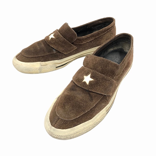 converse one star Loafer履き口紐なし