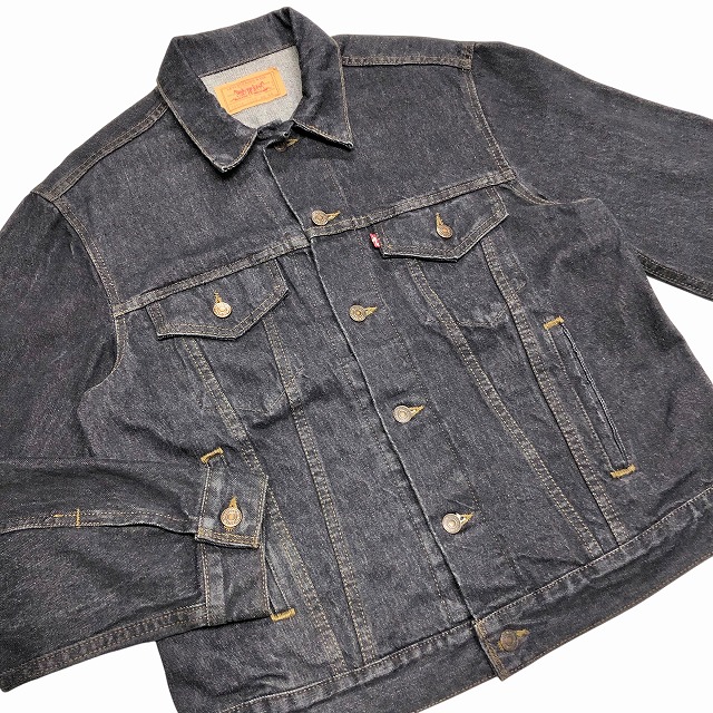 LEVI'S 70506 BLACK DENIM JACKET 80S 「先染めブラック、WOMEN