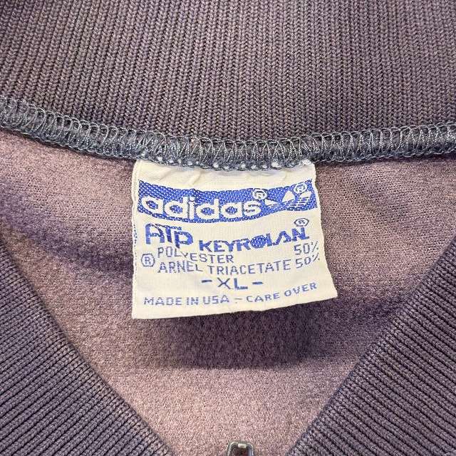 adidas ATP TRACK JACKET 80'S 「METALLIC NAVY、USA製、SIZE XL