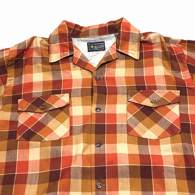 TOWN CRAFT OPEN COLLAR SHIRT 70S 「好配色チェック」｜SAFARI