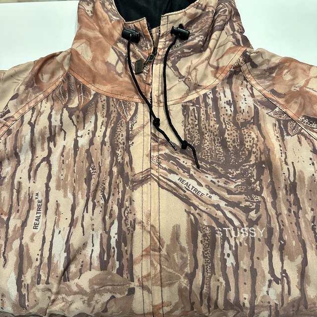 サ*ネ様 【早い者勝ち】STUSSY GEAR リアルツリー　カモフラ　ワークジ STUSSY x WALLS NYLON JACKET 「1997年、リアルツリーカモ、SIZE: XL