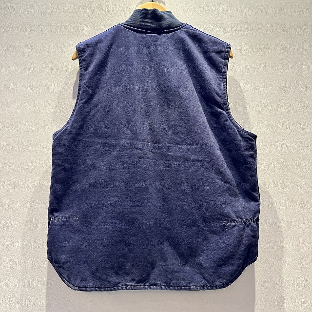 CARHARTT DUCK VEST 「USA製、ネイビー、腰ゴム」｜SAFARI サファリ