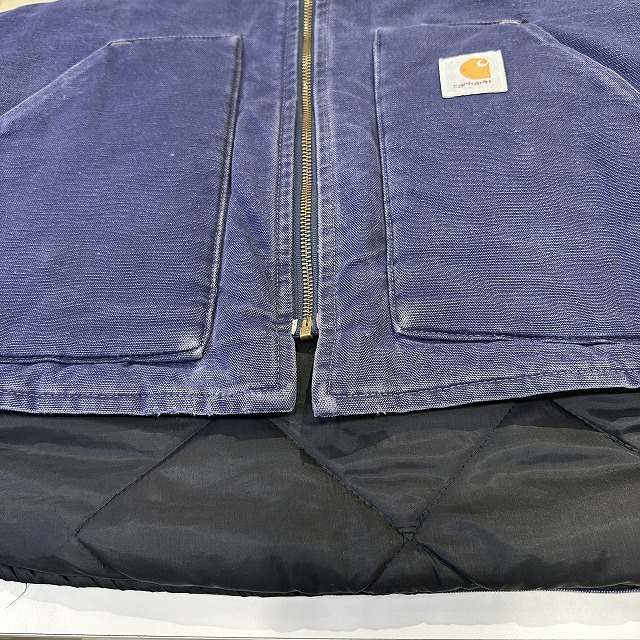 CARHARTT DUCK VEST 「USA製、ネイビー、腰ゴム」｜SAFARI サファリ