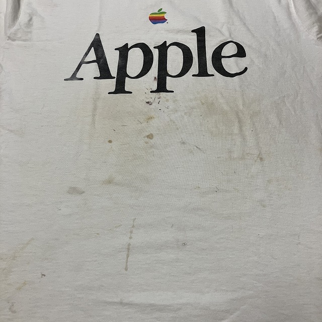 90's Vintage OLD 1990'S TEE S/S LOGO APPLE　アップル社 APPLE Etsy - T-shirt Brand Phone Store トップス