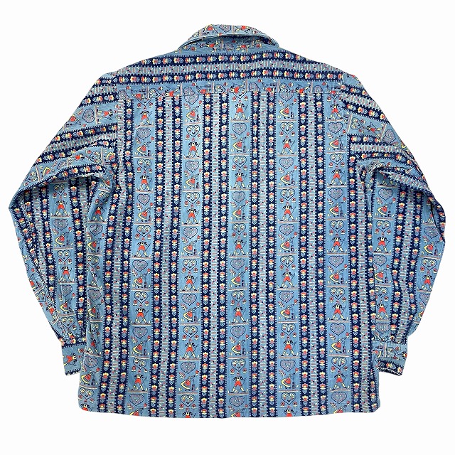 SKIPPER PRINT CORDS SHIRT 50S 「サイズS」｜SAFARI サファリ｜高円寺