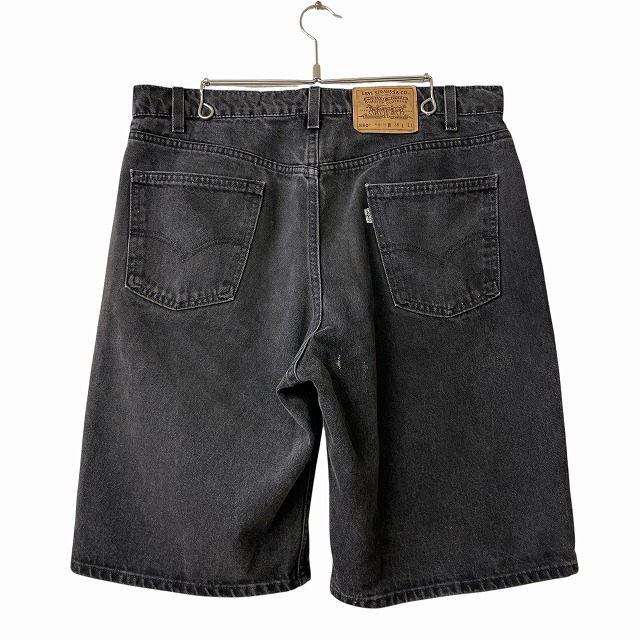 90s Levi'sリーバイス 550 ブラック デニムパンツ w34☆86