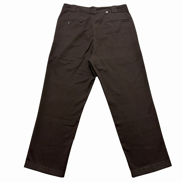 DICKIES COTTON PANT 80S 「USA製、ブラウン、チビタグ、アルミジップ