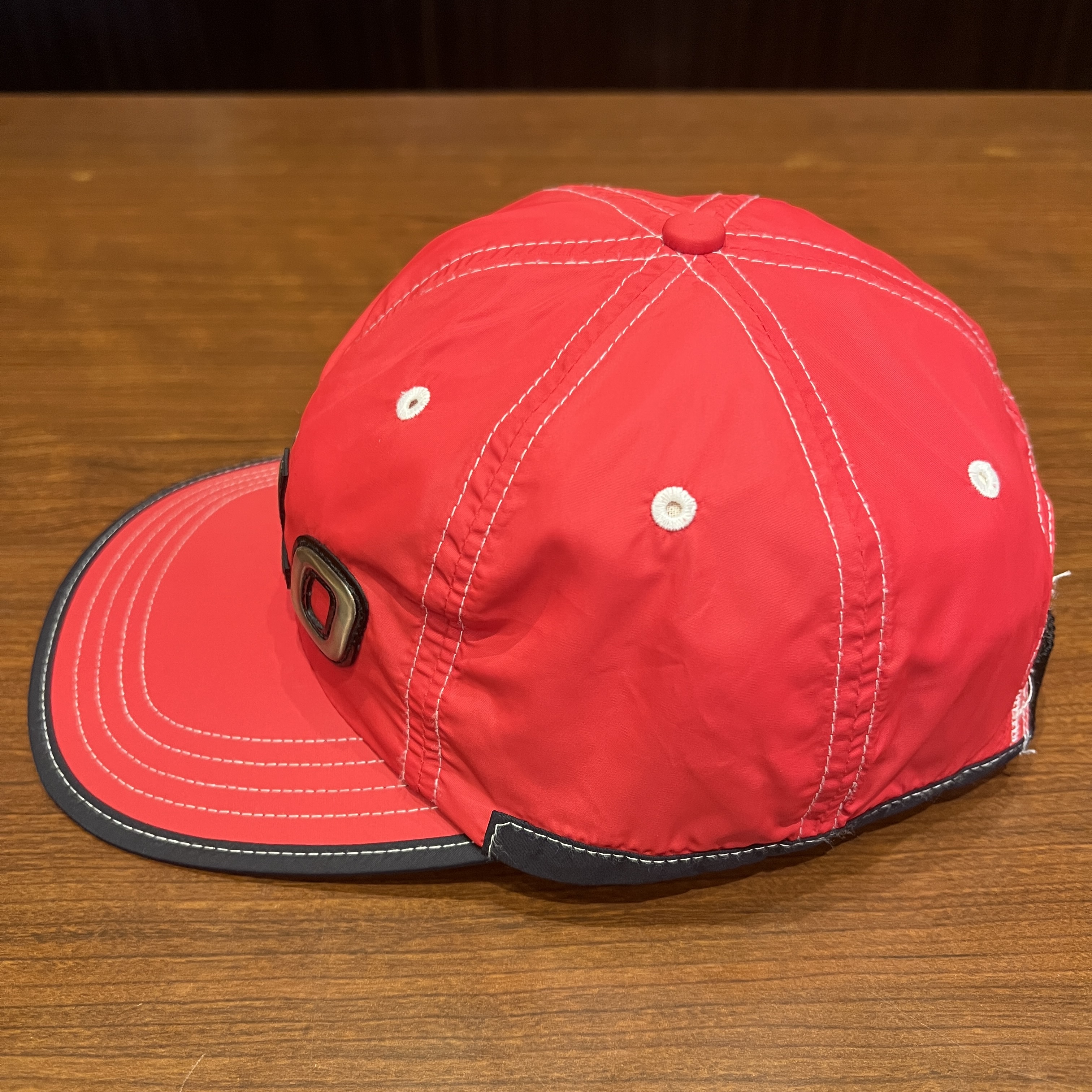 90s POLO SPORT フリースキャップ USA アメリカ製 美品レア赤