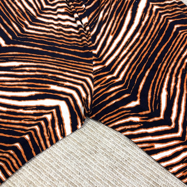 ZUBAZ EASY PANT 「オレンジ×ブラック、パキスタン製、ゼブラ、L