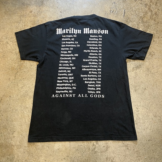 激レア　marilyn manson 2004 公式　タペストリー　フラッグ MARILYN MANSON 