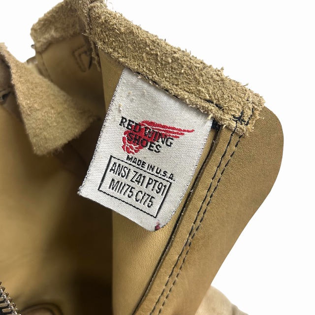 RED WING SUEDE ENGINEER BOOT 「サイドジップカスタム、PT91、サイズ